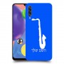 סקספון כיסוי מגן קשיח בעיצוב אישי עם השם שלך ל Samsung Galaxy A70s יחידה אחת סקרין מובייל