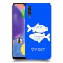דגים כיסוי מגן קשיח בעיצוב אישי עם השם שלך ל Samsung Galaxy A70s יחידה אחת סקרין מובייל