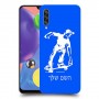 ילד סקייטבורד כיסוי מגן קשיח בעיצוב אישי עם השם שלך ל Samsung Galaxy A70s יחידה אחת סקרין מובייל