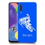 אופנוע שלג כיסוי מגן קשיח בעיצוב אישי עם השם שלך ל Samsung Galaxy A70s יחידה אחת סקרין מובייל
