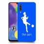 כדורגל - אישה כיסוי מגן קשיח בעיצוב אישי עם השם שלך ל Samsung Galaxy A70s יחידה אחת סקרין מובייל