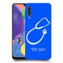 רופא סטטוסקופ כיסוי מגן קשיח בעיצוב אישי עם השם שלך ל Samsung Galaxy A70s יחידה אחת סקרין מובייל
