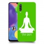 יוגה כיסוי מגן קשיח בעיצוב אישי עם השם שלך ל Samsung Galaxy A70s יחידה אחת סקרין מובייל