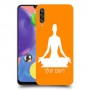 יוגה כיסוי מגן קשיח בעיצוב אישי עם השם שלך ל Samsung Galaxy A70s יחידה אחת סקרין מובייל