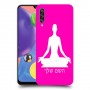 יוגה כיסוי מגן קשיח בעיצוב אישי עם השם שלך ל Samsung Galaxy A70s יחידה אחת סקרין מובייל