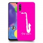 סקספון כיסוי מגן קשיח בעיצוב אישי עם השם שלך ל Samsung Galaxy A70s יחידה אחת סקרין מובייל