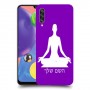 יוגה כיסוי מגן קשיח בעיצוב אישי עם השם שלך ל Samsung Galaxy A70s יחידה אחת סקרין מובייל