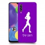 ג'וגלין - אישה כיסוי מגן קשיח בעיצוב אישי עם השם שלך ל Samsung Galaxy A70s יחידה אחת סקרין מובייל
