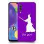 סמוראי כיסוי מגן קשיח בעיצוב אישי עם השם שלך ל Samsung Galaxy A70s יחידה אחת סקרין מובייל