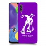 ילד סקייטבורד כיסוי מגן קשיח בעיצוב אישי עם השם שלך ל Samsung Galaxy A70s יחידה אחת סקרין מובייל