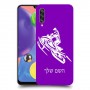 אופנוע שלג כיסוי מגן קשיח בעיצוב אישי עם השם שלך ל Samsung Galaxy A70s יחידה אחת סקרין מובייל
