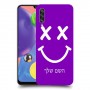 סמיילי כיסוי מגן קשיח בעיצוב אישי עם השם שלך ל Samsung Galaxy A70s יחידה אחת סקרין מובייל