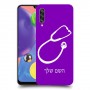 רופא סטטוסקופ כיסוי מגן קשיח בעיצוב אישי עם השם שלך ל Samsung Galaxy A70s יחידה אחת סקרין מובייל