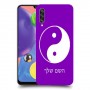 סמל יינג יאנג - סין כיסוי מגן קשיח בעיצוב אישי עם השם שלך ל Samsung Galaxy A70s יחידה אחת סקרין מובייל