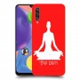 יוגה כיסוי מגן קשיח בעיצוב אישי עם השם שלך ל Samsung Galaxy A70s יחידה אחת סקרין מובייל