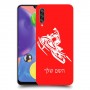 אופנוע שלג כיסוי מגן קשיח בעיצוב אישי עם השם שלך ל Samsung Galaxy A70s יחידה אחת סקרין מובייל