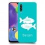 דגים כיסוי מגן קשיח בעיצוב אישי עם השם שלך ל Samsung Galaxy A70s יחידה אחת סקרין מובייל