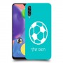 כדורגל - כדור כיסוי מגן קשיח בעיצוב אישי עם השם שלך ל Samsung Galaxy A70s יחידה אחת סקרין מובייל