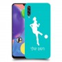 כדורגל - אישה כיסוי מגן קשיח בעיצוב אישי עם השם שלך ל Samsung Galaxy A70s יחידה אחת סקרין מובייל