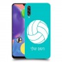 כדורעף - כדור כיסוי מגן קשיח בעיצוב אישי עם השם שלך ל Samsung Galaxy A70s יחידה אחת סקרין מובייל