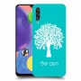 עץ כיסוי מגן קשיח בעיצוב אישי עם השם שלך ל Samsung Galaxy A70s יחידה אחת סקרין מובייל