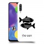 דגים כיסוי מגן קשיח בעיצוב אישי עם השם שלך ל Samsung Galaxy A70s יחידה אחת סקרין מובייל