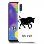 שור כיסוי מגן קשיח בעיצוב אישי עם השם שלך ל Samsung Galaxy A70s יחידה אחת סקרין מובייל