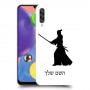 סמוראי כיסוי מגן קשיח בעיצוב אישי עם השם שלך ל Samsung Galaxy A70s יחידה אחת סקרין מובייל