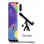 טלסקופ כיסוי מגן קשיח בעיצוב אישי עם השם שלך ל Samsung Galaxy A70s יחידה אחת סקרין מובייל