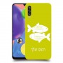 דגים כיסוי מגן קשיח בעיצוב אישי עם השם שלך ל Samsung Galaxy A70s יחידה אחת סקרין מובייל