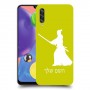 סמוראי כיסוי מגן קשיח בעיצוב אישי עם השם שלך ל Samsung Galaxy A70s יחידה אחת סקרין מובייל