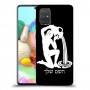 דלי כיסוי מגן קשיח בעיצוב אישי עם השם שלך ל Samsung Galaxy A71 יחידה אחת סקרין מובייל