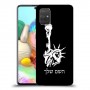 פסל החירות כיסוי מגן קשיח בעיצוב אישי עם השם שלך ל Samsung Galaxy A71 יחידה אחת סקרין מובייל