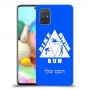 טריאתלון כיסוי מגן קשיח בעיצוב אישי עם השם שלך ל Samsung Galaxy A71 יחידה אחת סקרין מובייל