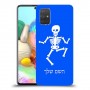שלד כיסוי מגן קשיח בעיצוב אישי עם השם שלך ל Samsung Galaxy A71 יחידה אחת סקרין מובייל