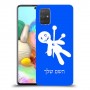 וודו כיסוי מגן קשיח בעיצוב אישי עם השם שלך ל Samsung Galaxy A71 יחידה אחת סקרין מובייל