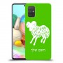 טלה כיסוי מגן קשיח בעיצוב אישי עם השם שלך ל Samsung Galaxy A71 יחידה אחת סקרין מובייל