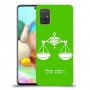 מאזניים כיסוי מגן קשיח בעיצוב אישי עם השם שלך ל Samsung Galaxy A71 יחידה אחת סקרין מובייל