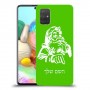 סנטה קלאוס כיסוי מגן קשיח בעיצוב אישי עם השם שלך ל Samsung Galaxy A71 יחידה אחת סקרין מובייל