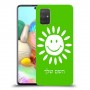 שמש כיסוי מגן קשיח בעיצוב אישי עם השם שלך ל Samsung Galaxy A71 יחידה אחת סקרין מובייל