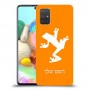 צפרדע טרופית כיסוי מגן קשיח בעיצוב אישי עם השם שלך ל Samsung Galaxy A71 יחידה אחת סקרין מובייל