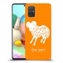 טלה כיסוי מגן קשיח בעיצוב אישי עם השם שלך ל Samsung Galaxy A71 יחידה אחת סקרין מובייל