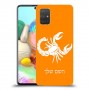 עקרב כיסוי מגן קשיח בעיצוב אישי עם השם שלך ל Samsung Galaxy A71 יחידה אחת סקרין מובייל