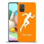 רץ כיסוי מגן קשיח בעיצוב אישי עם השם שלך ל Samsung Galaxy A71 יחידה אחת סקרין מובייל