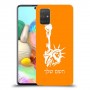 פסל החירות כיסוי מגן קשיח בעיצוב אישי עם השם שלך ל Samsung Galaxy A71 יחידה אחת סקרין מובייל