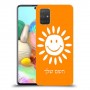 שמש כיסוי מגן קשיח בעיצוב אישי עם השם שלך ל Samsung Galaxy A71 יחידה אחת סקרין מובייל