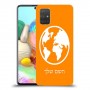 עולם כיסוי מגן קשיח בעיצוב אישי עם השם שלך ל Samsung Galaxy A71 יחידה אחת סקרין מובייל