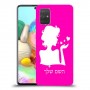 אישה אהבה כיסוי מגן קשיח בעיצוב אישי עם השם שלך ל Samsung Galaxy A71 יחידה אחת סקרין מובייל