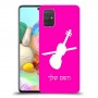 כינור כיסוי מגן קשיח בעיצוב אישי עם השם שלך ל Samsung Galaxy A71 יחידה אחת סקרין מובייל