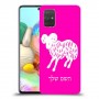 טלה כיסוי מגן קשיח בעיצוב אישי עם השם שלך ל Samsung Galaxy A71 יחידה אחת סקרין מובייל